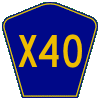 County Road X40